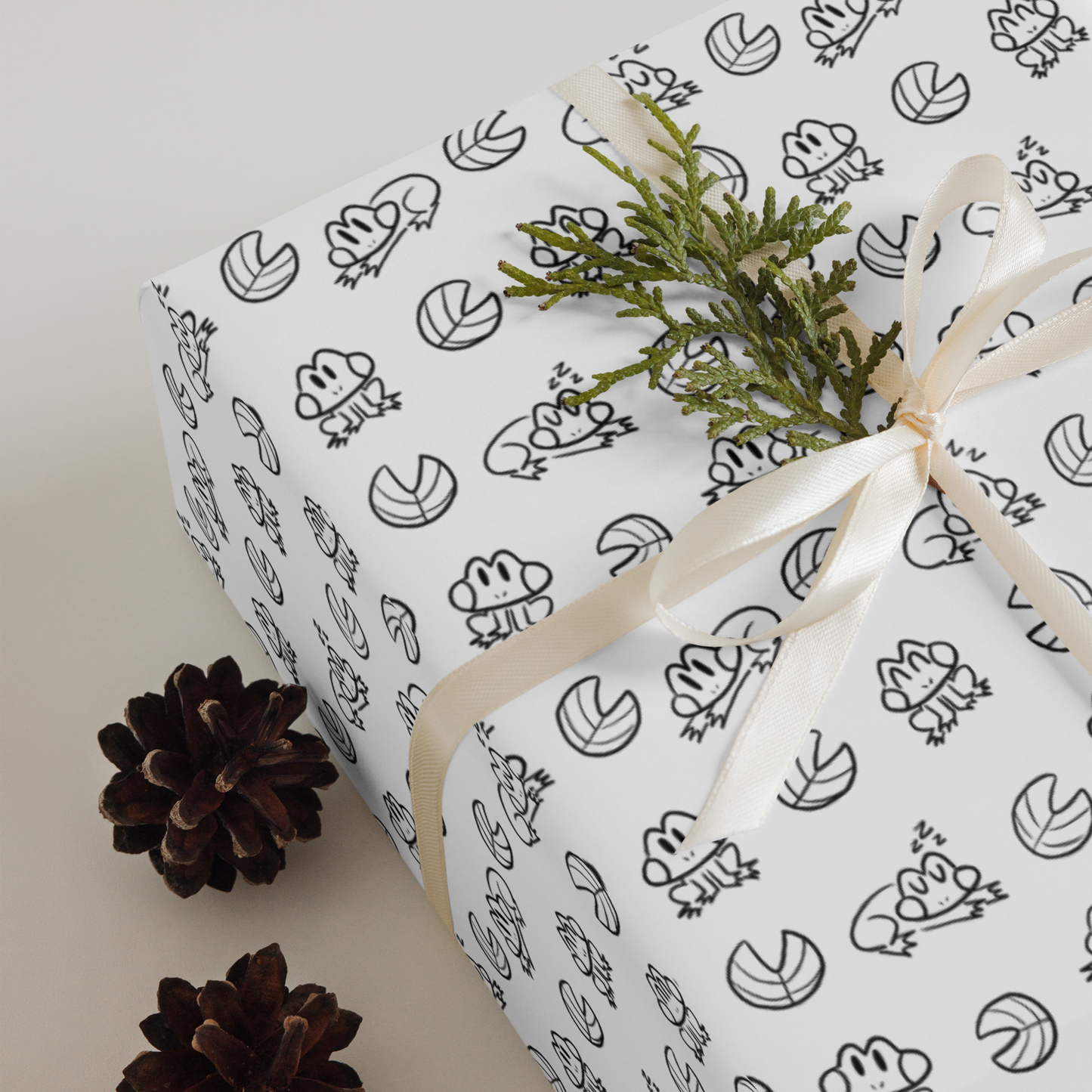 OnlyFrogs Wrapping Paper sheets